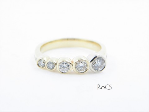 Contemporary diamond ring image