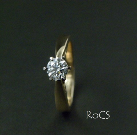 Solitaire diamond ring image