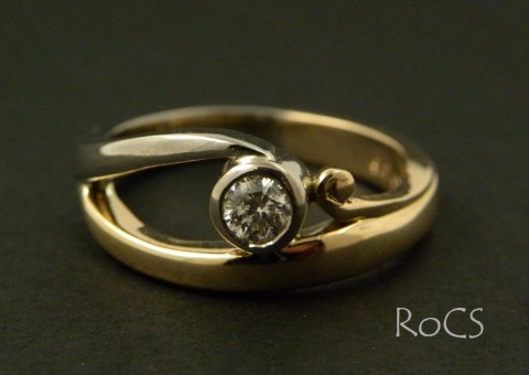 Two tone Koru ring image