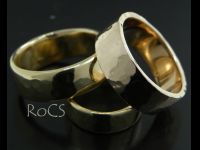 Assorted handmade gold bands image