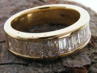 Baguette diamond ring image