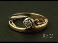 Two tone Koru ring image