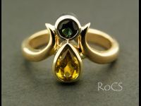 Tourmaline two tone ring image